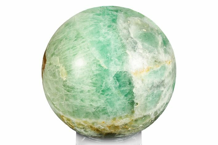 Polished Green Fluorite Sphere - Madagascar #246106